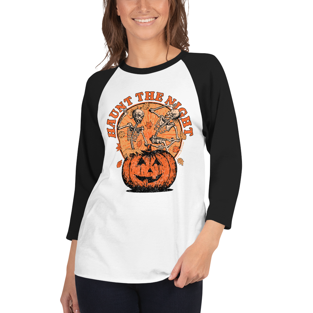 Haunt The Night Baseball Tee