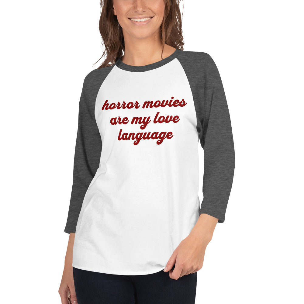 Love Language Baseball Tee