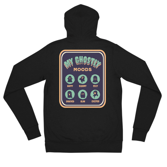 Ghostly Moods Zip-Up Hoodie