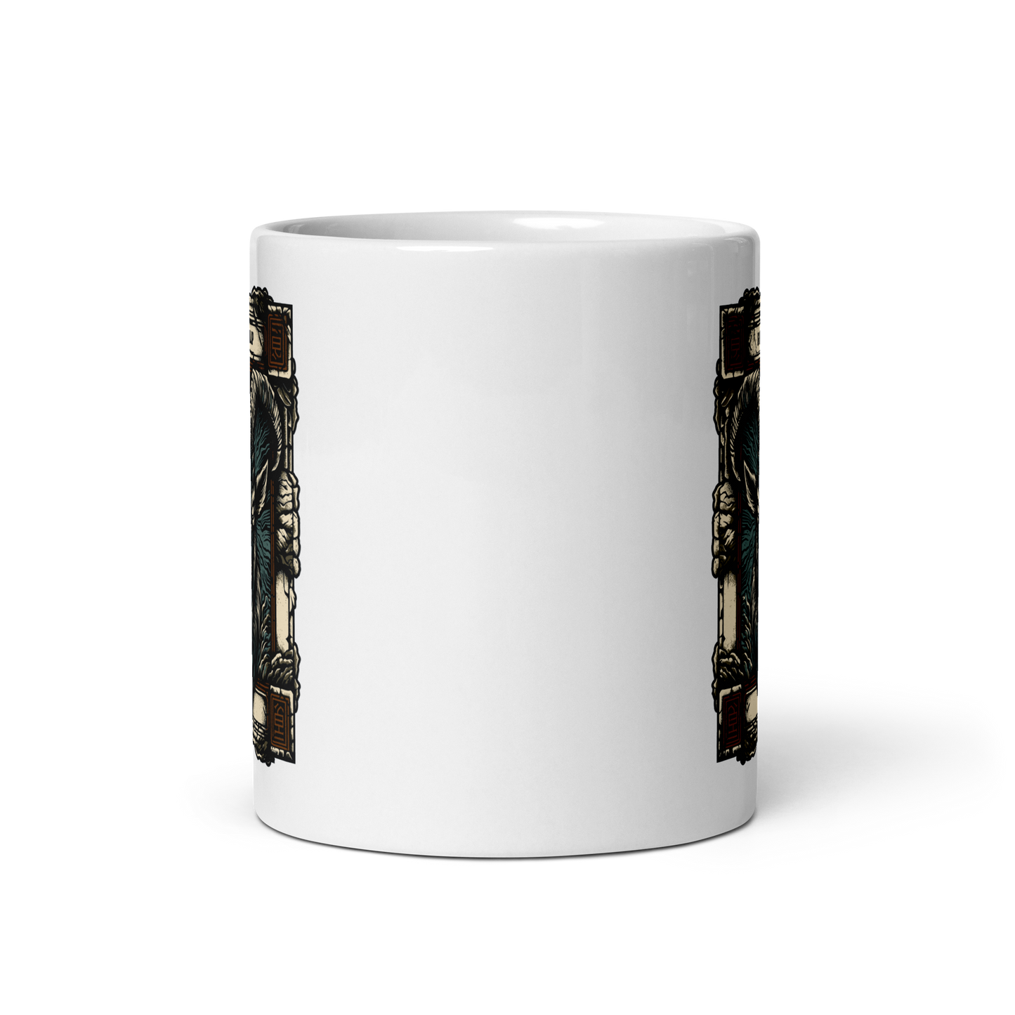 Black Phillip Mug - White