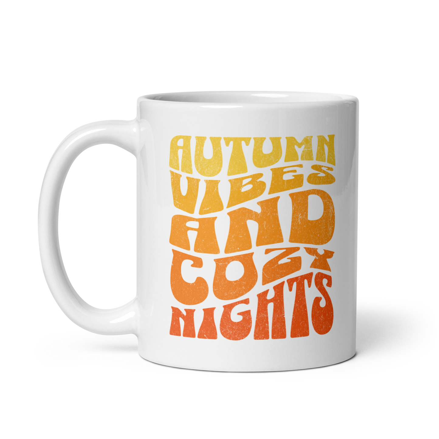 Cozy Autumn Mug - White