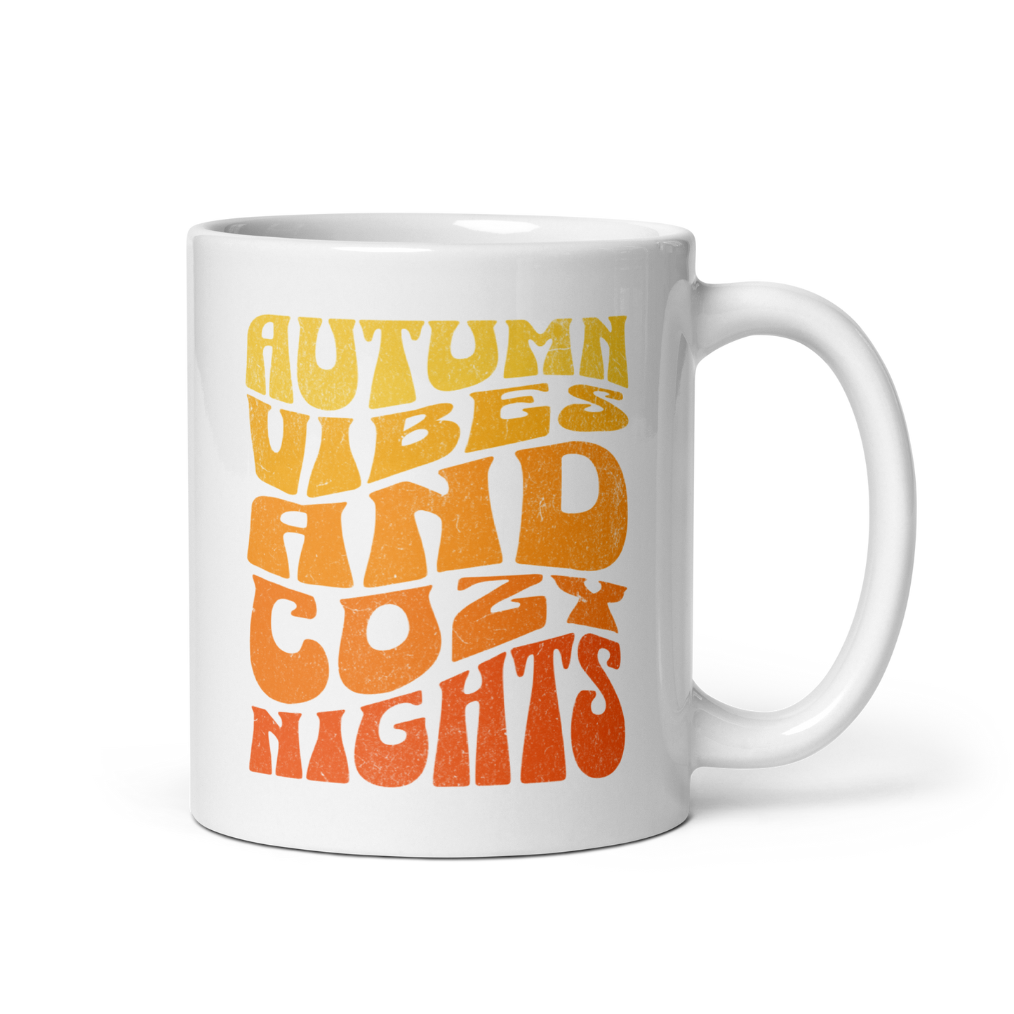 Cozy Autumn Mug - White