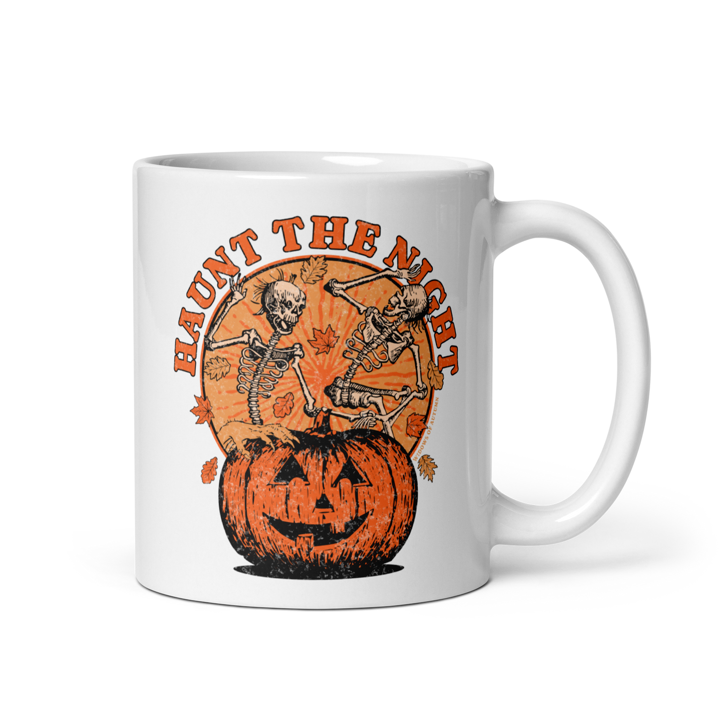 Haunt The Night Mug - White