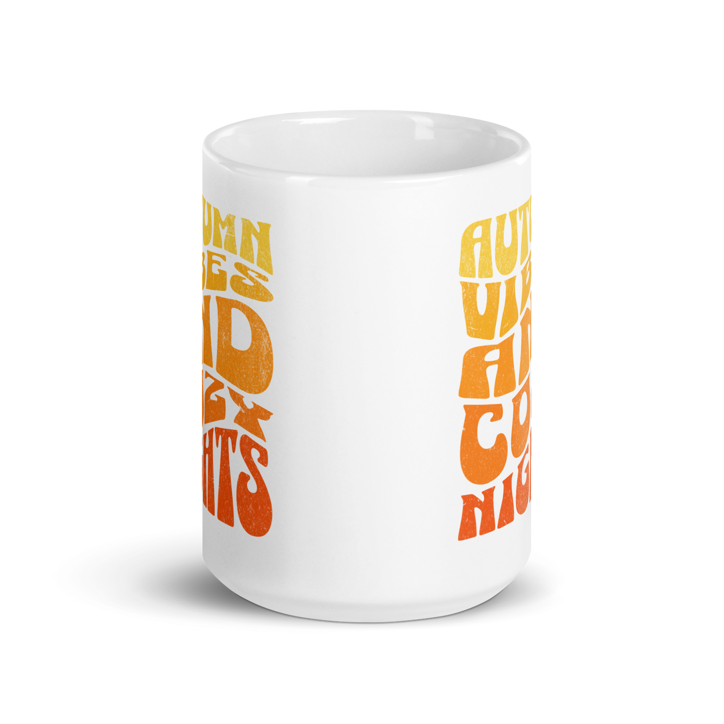 Cozy Autumn Mug - White