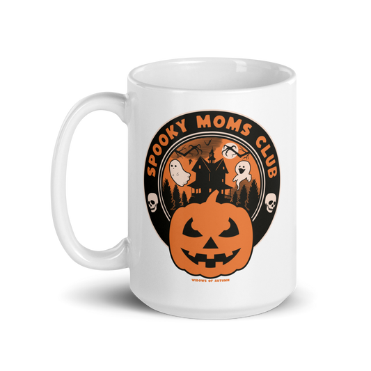 Spooky Moms Club Mug - White