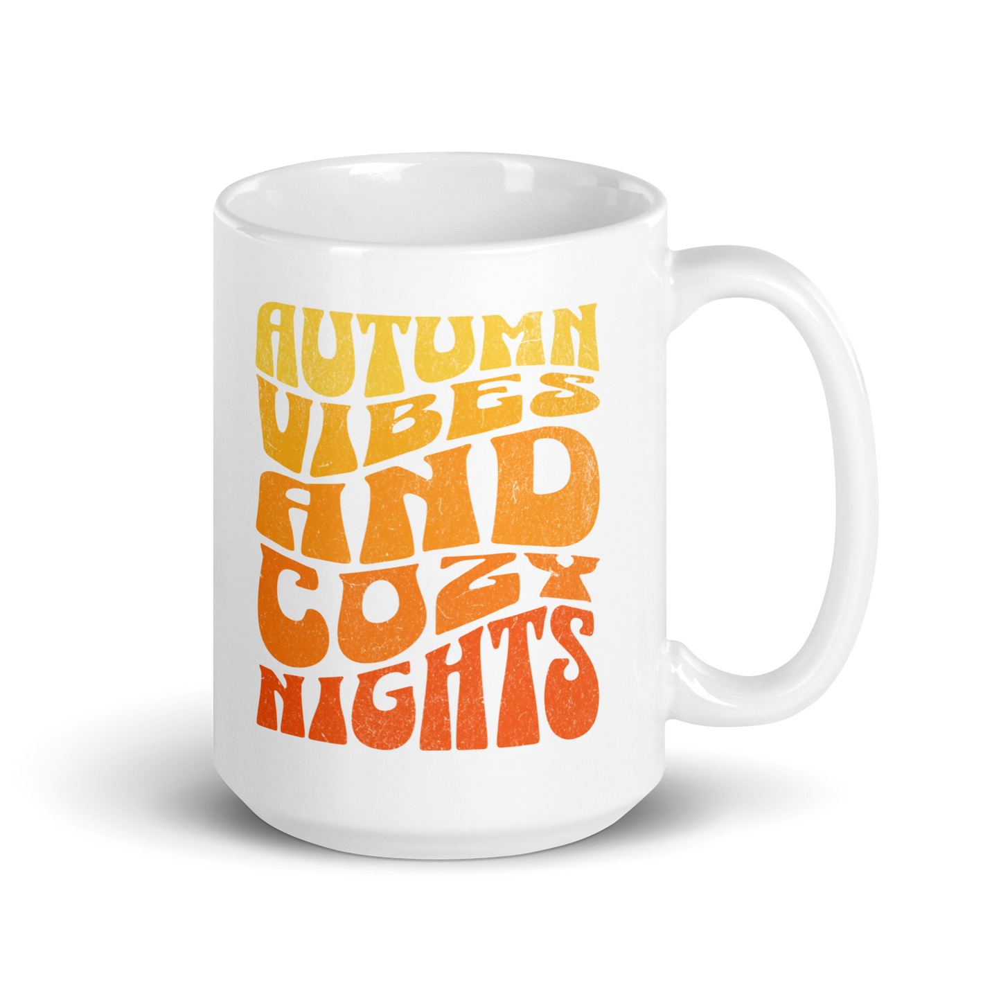 Cozy Autumn Mug - White