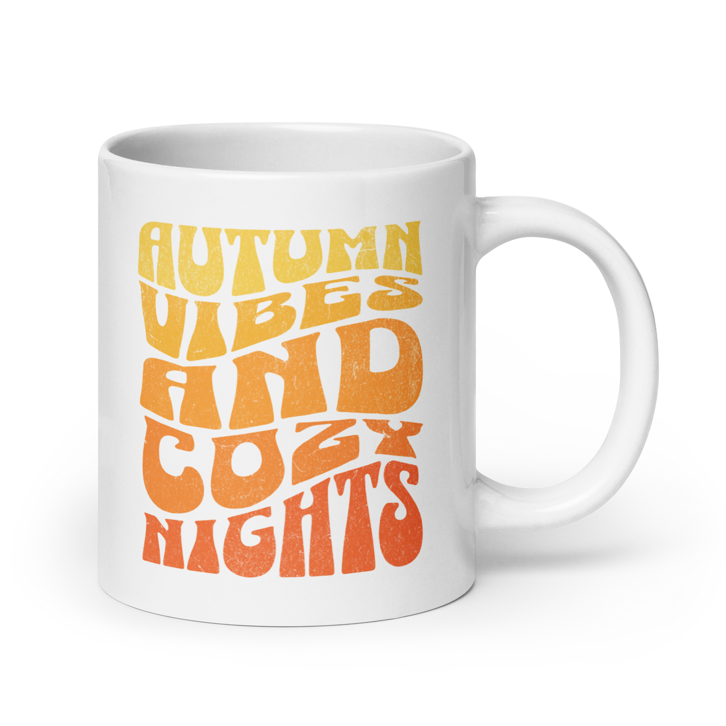 Cozy Autumn Mug - White