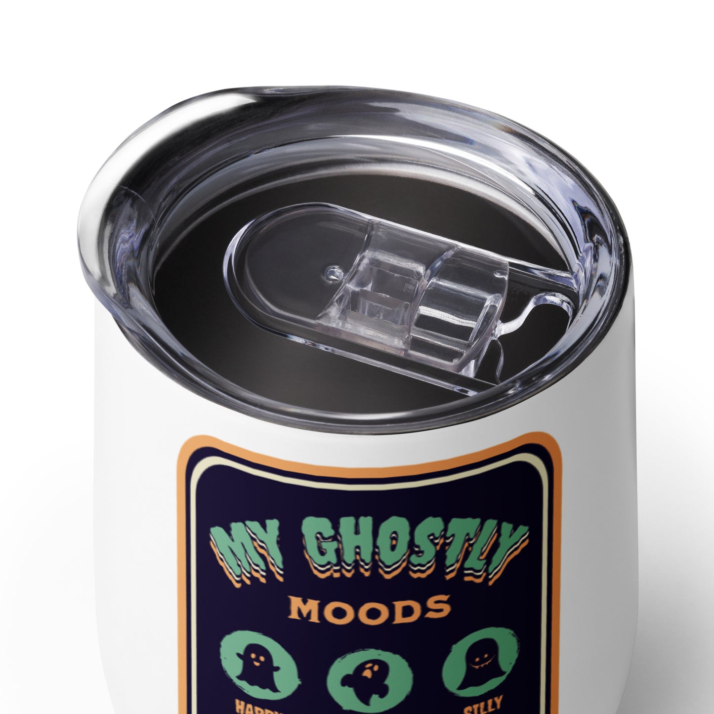 Ghostly Moods Wine Tumbler