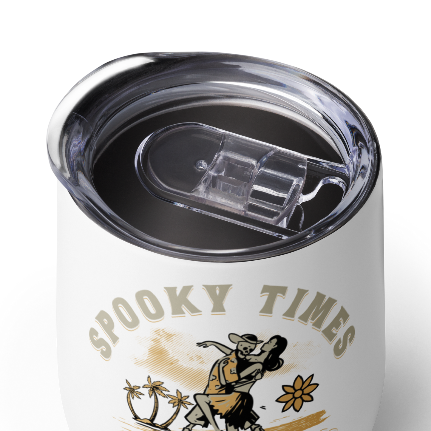 Spooky Times & Tan Lines Wine Tumbler