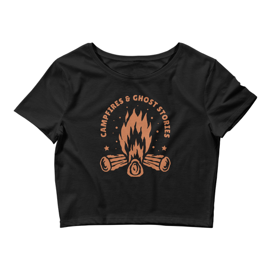 Campfires & Ghost Stories Cropped Tee