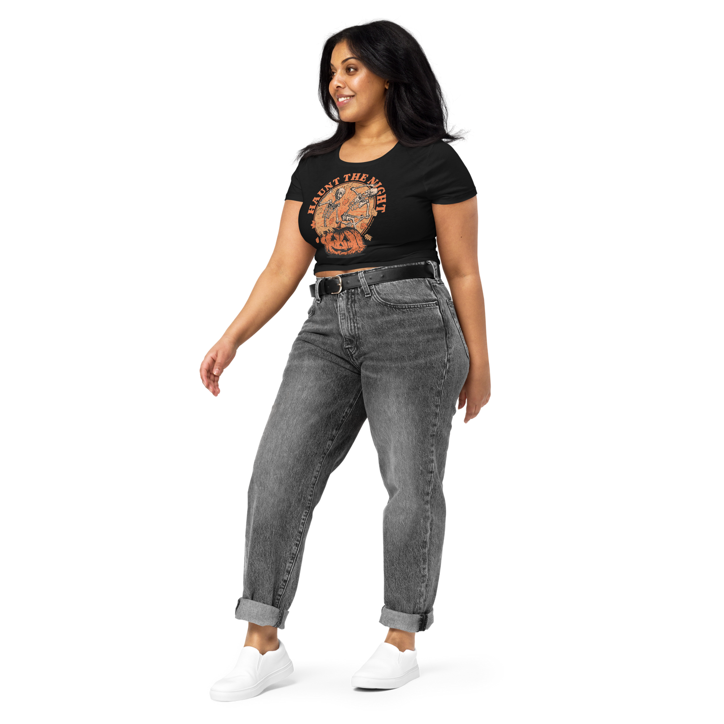 Haunt The Night Cropped Tee