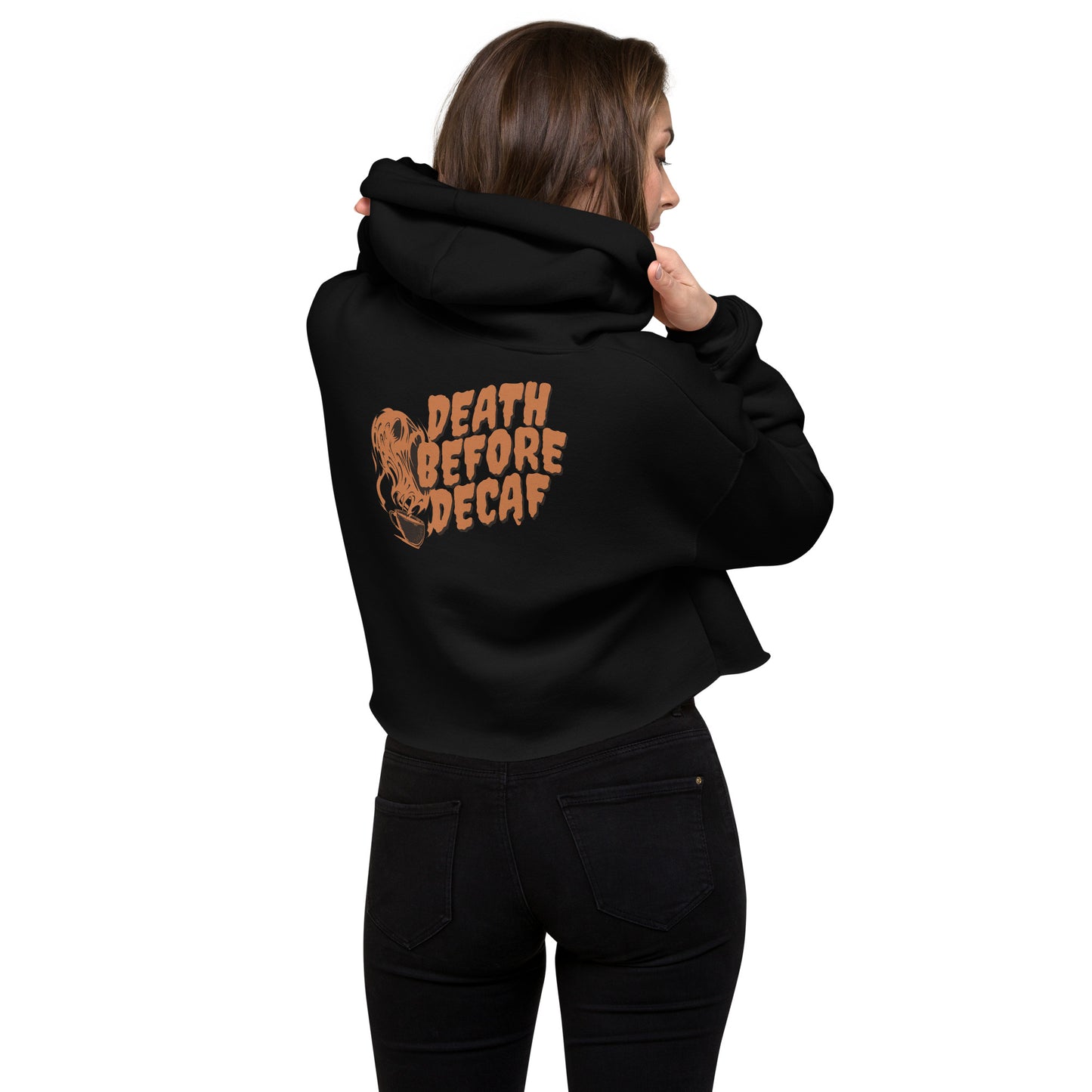 Grim Grind Cropped Hoodie