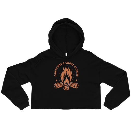 Campfires & Ghost Stories Cropped Hoodie