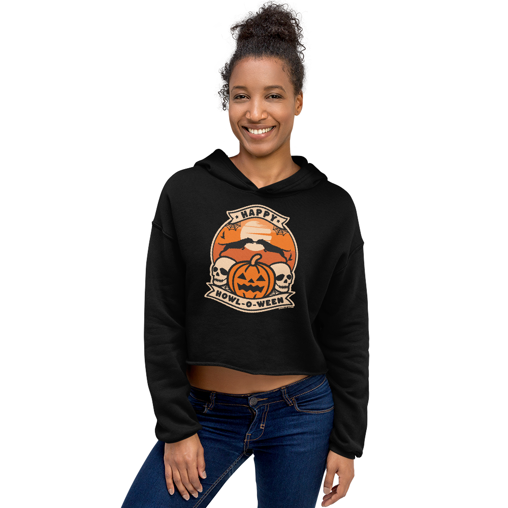 Howl-O-Ween Cropped Hoodie