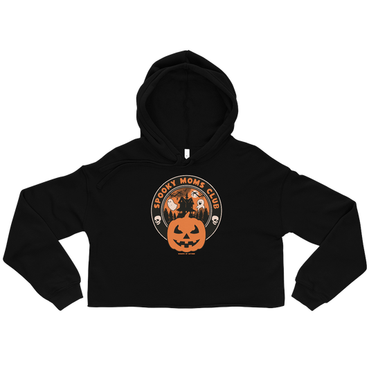 Spooky Moms Club Cropped Hoodie