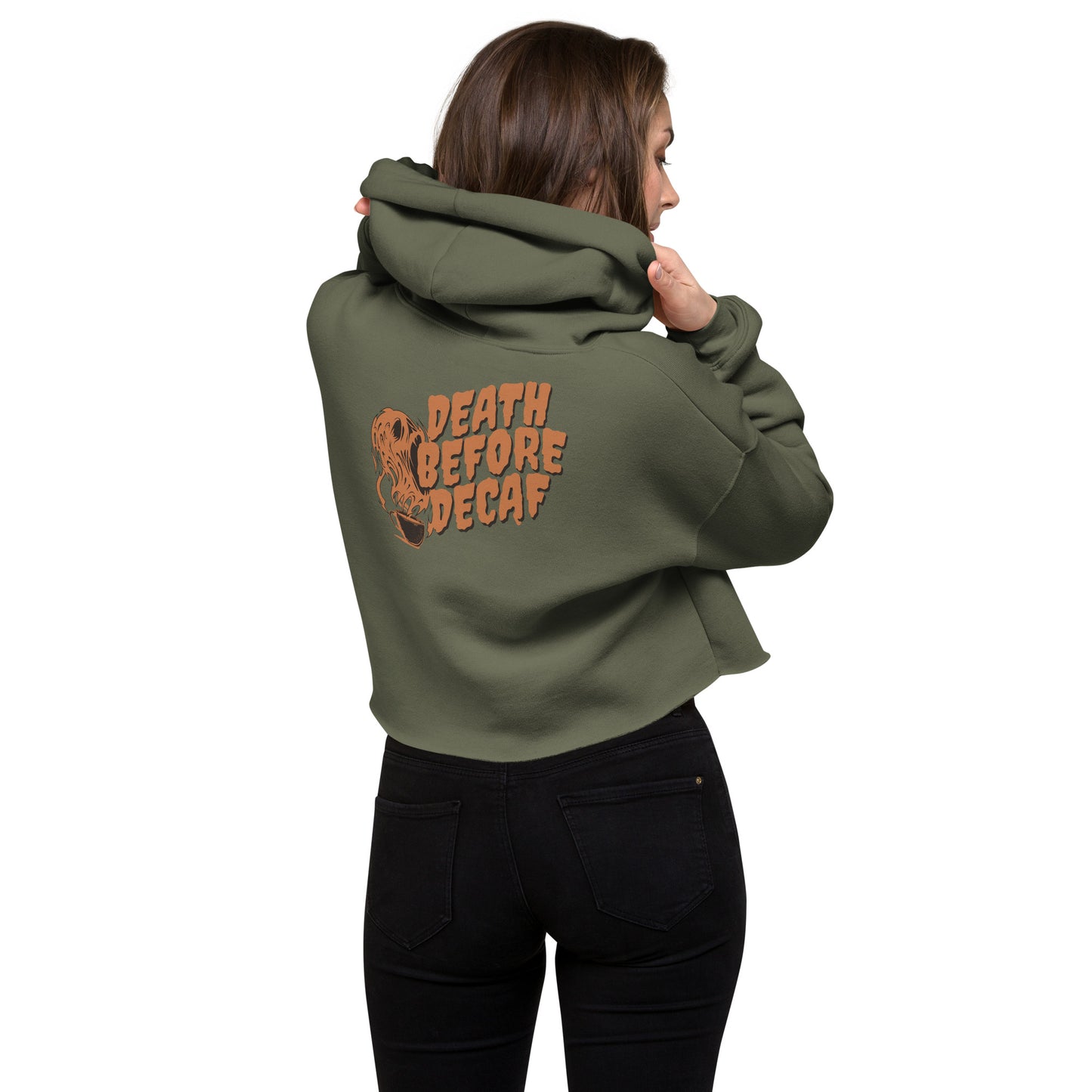 Grim Grind Cropped Hoodie