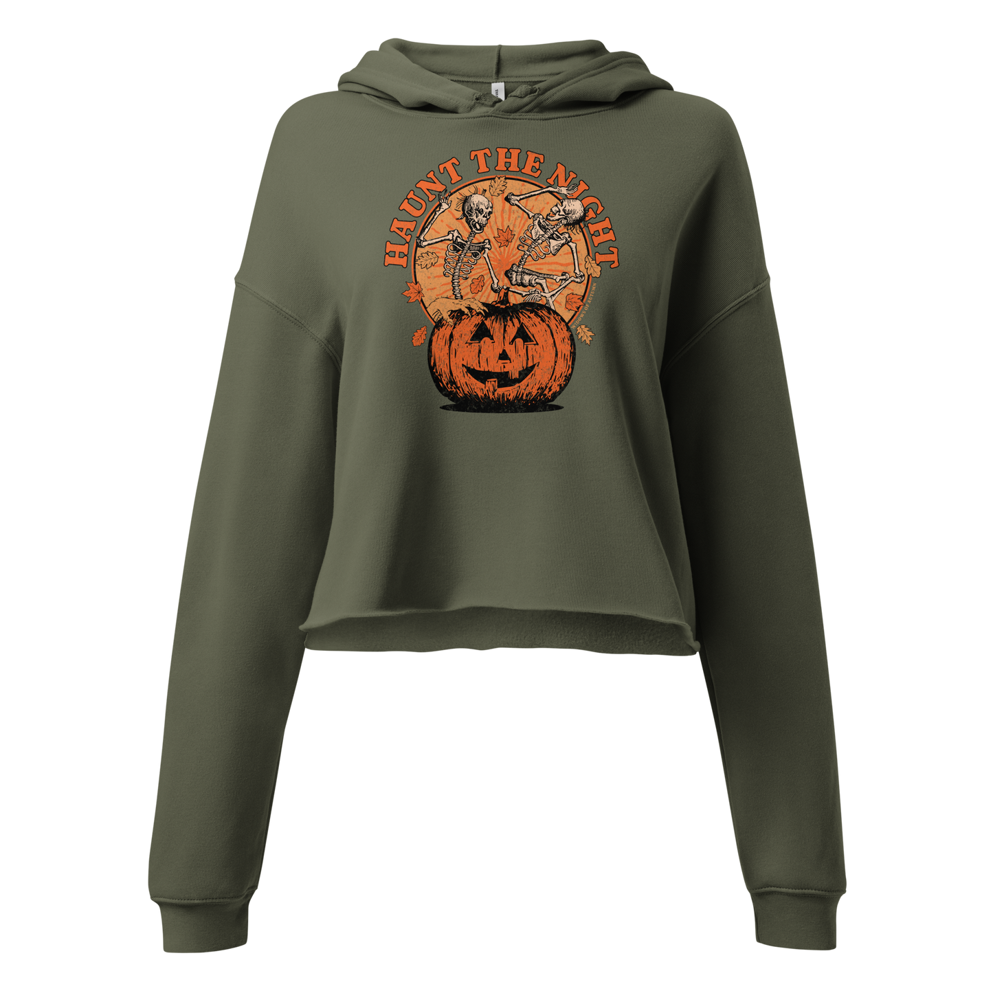 Haunt The Night Cropped Hoodie