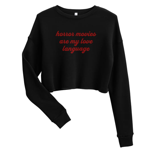 Love Language Cropped Sweatshirt