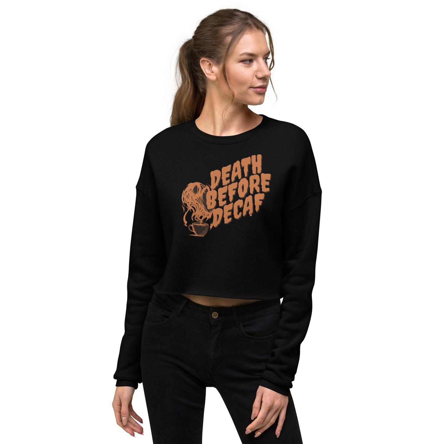 Grim Grind Cropped Sweatshirt