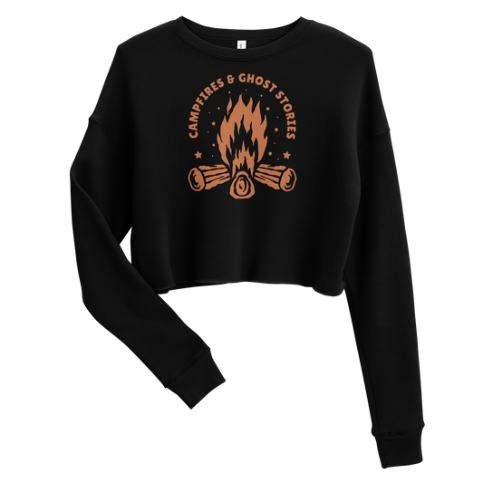 Campfires & Ghost Stories Cropped Sweatshirt