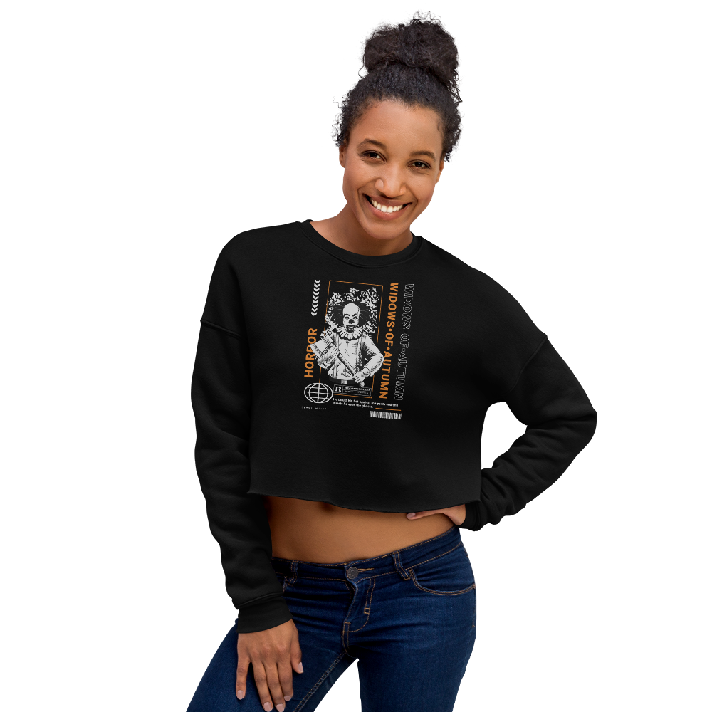 Killer Clown Cropped Sweatshirt