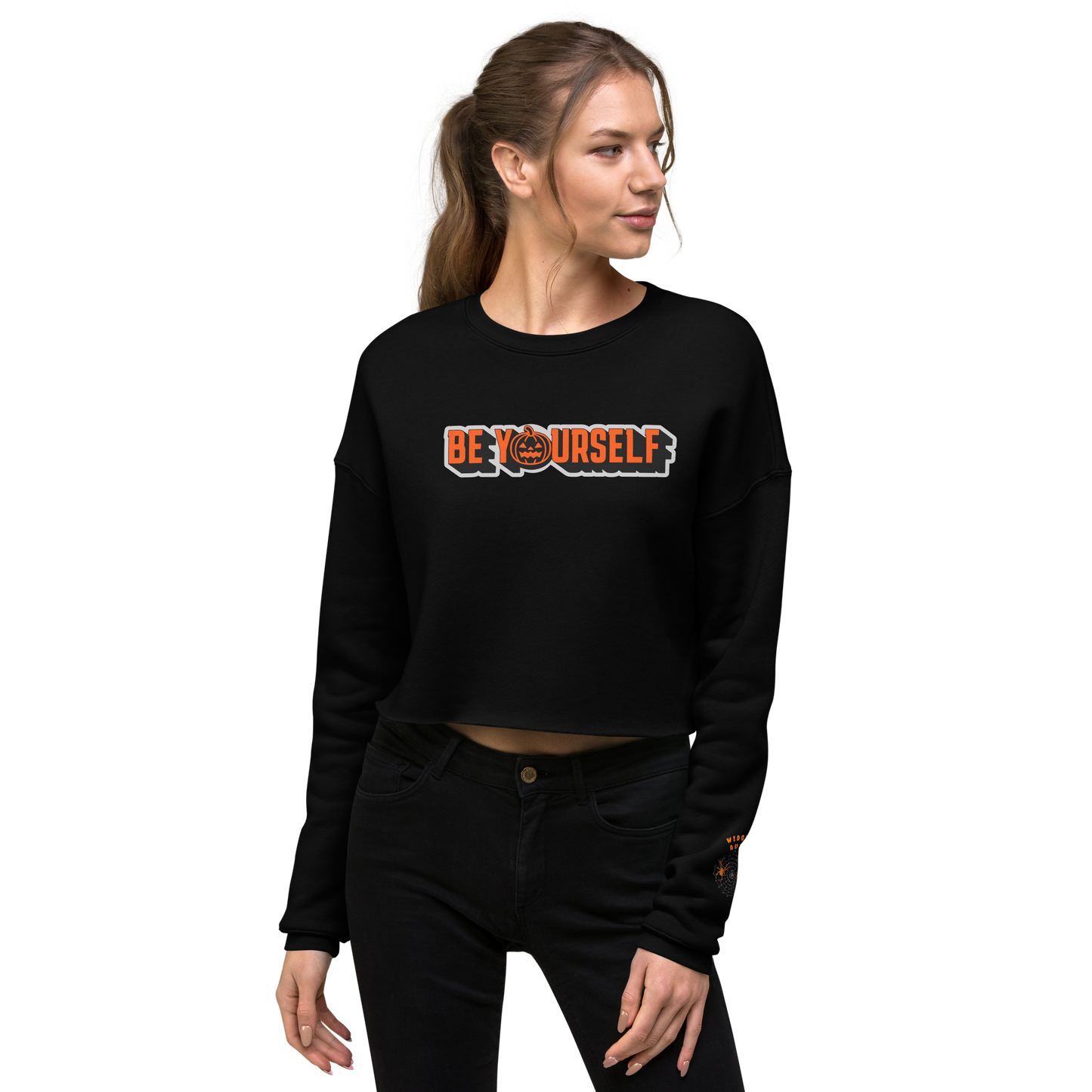 Be Yourself Cropped Sweatshirt