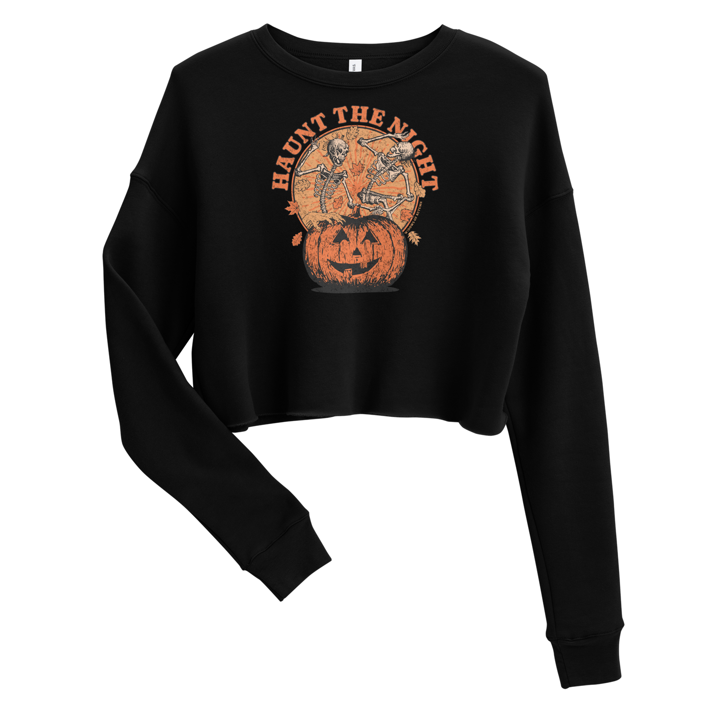 Haunt The Night Cropped Sweatshirt