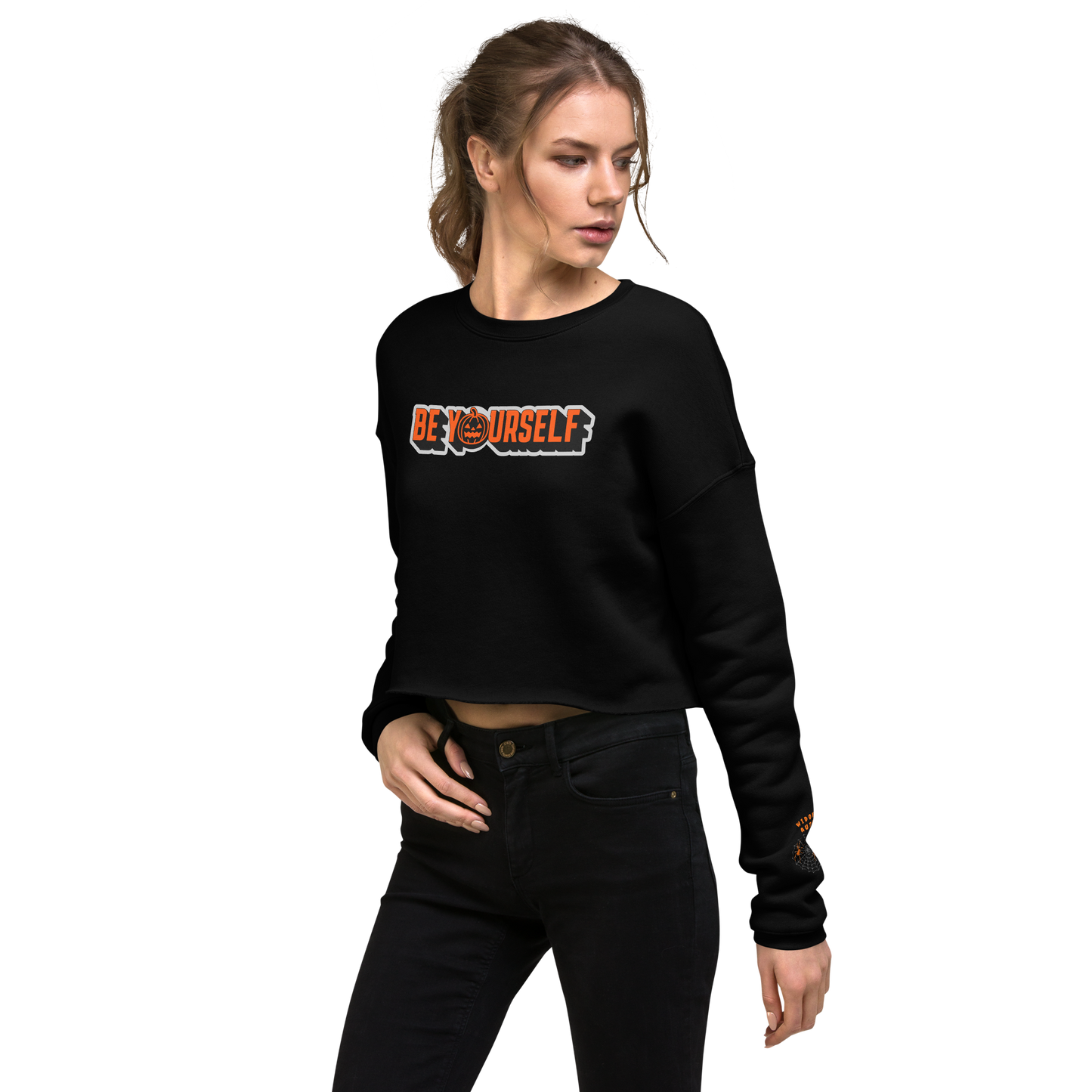 Be Yourself Cropped Sweatshirt