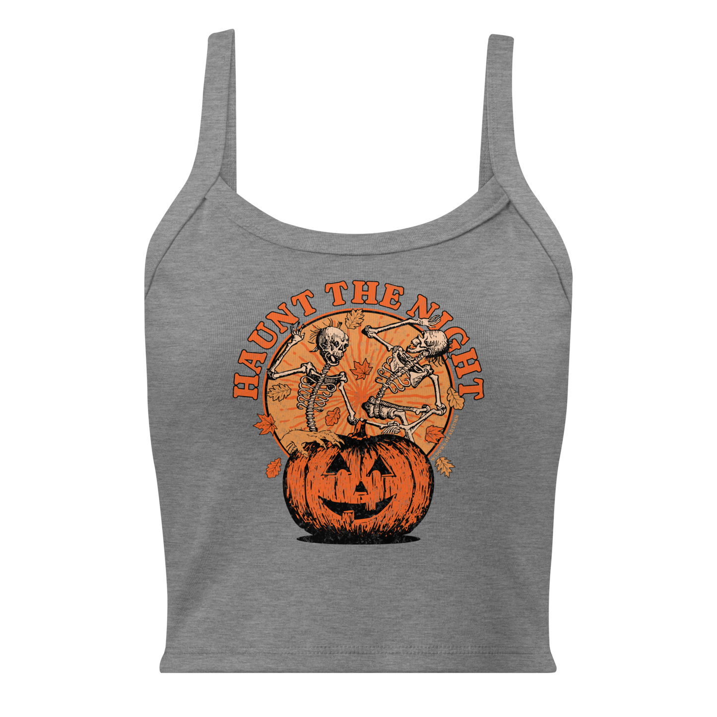 Haunt The Night Micro-Rib Tank Top