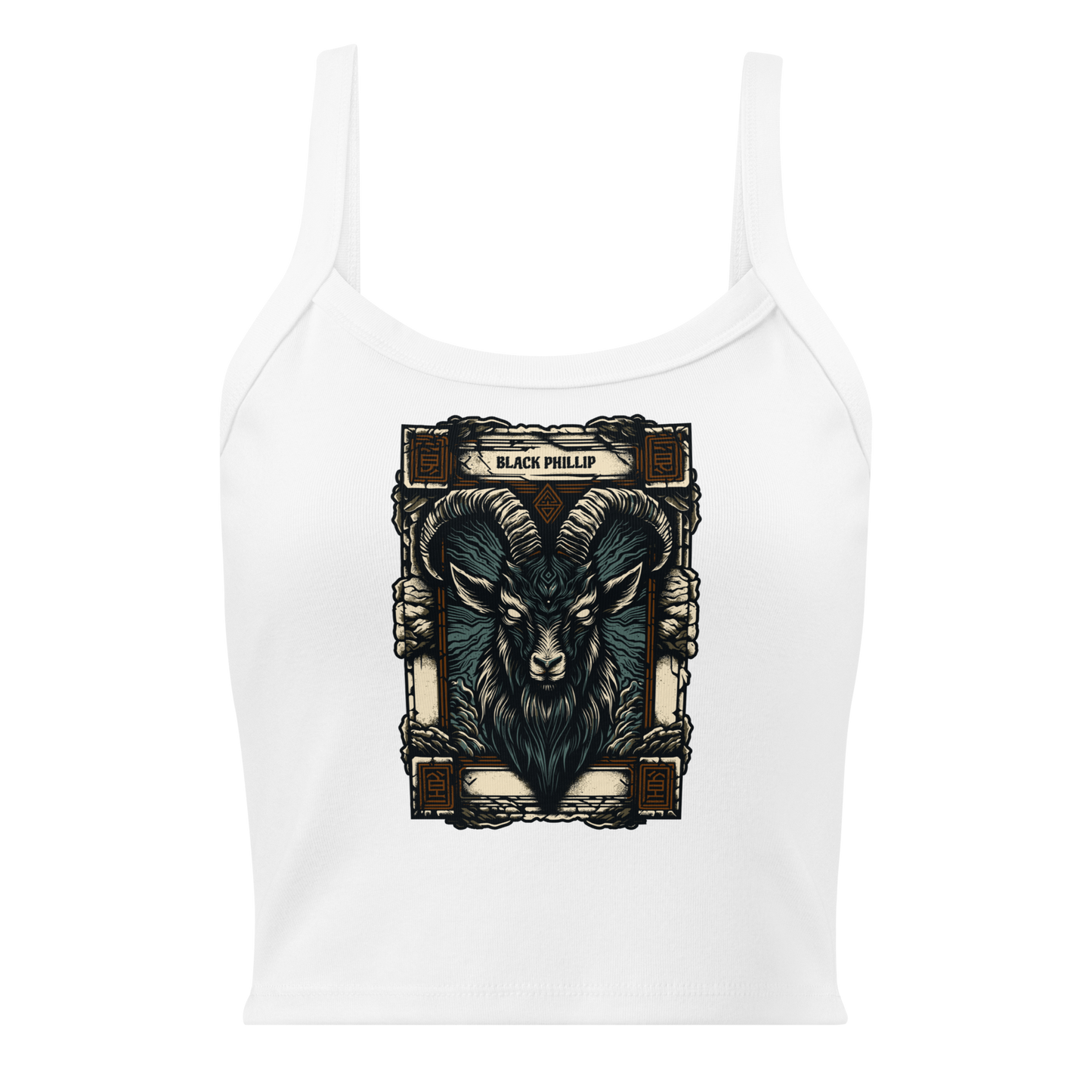 Black Phillip Micro-Rib Tank Top