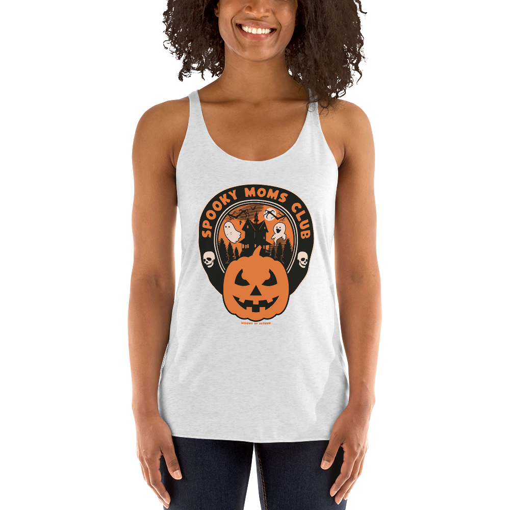 Spooky Moms Club Racerback Tank