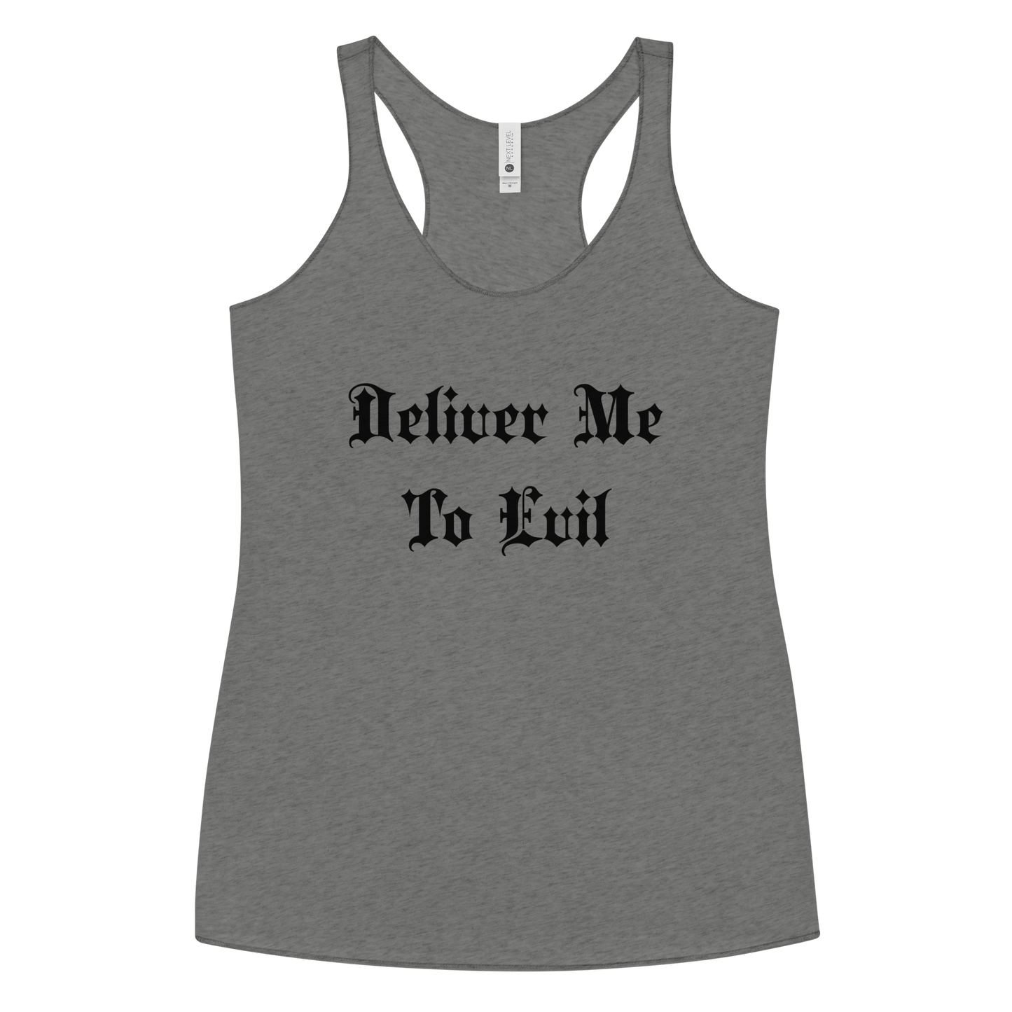 Deliver Me To Evil Racerback Tank