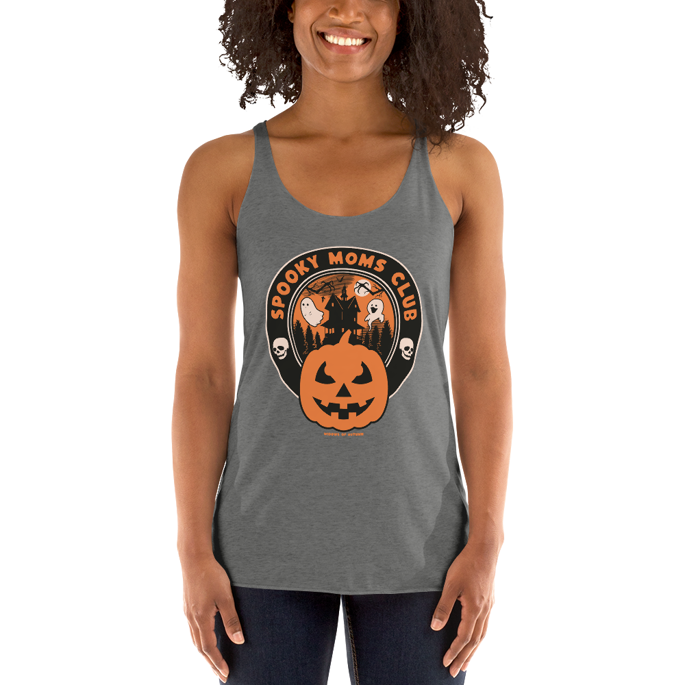 Spooky Moms Club Racerback Tank