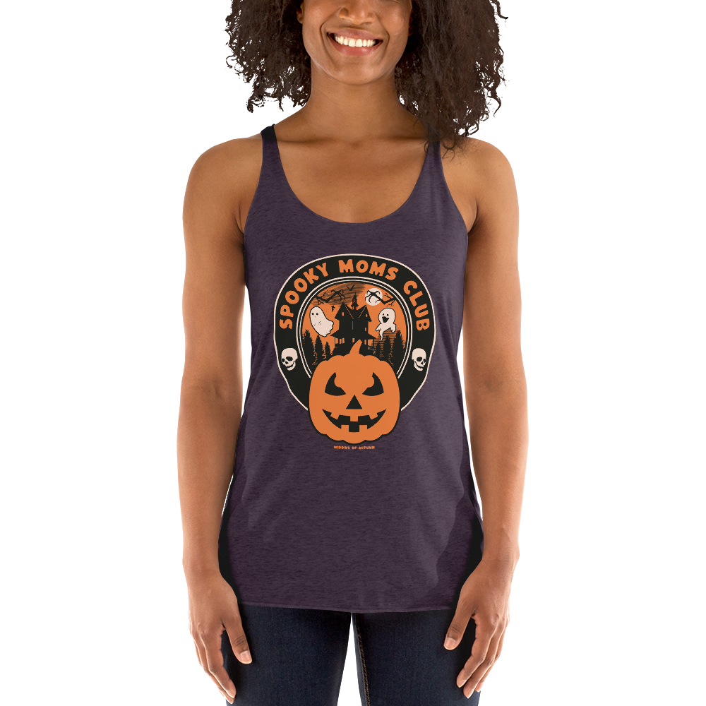 Spooky Moms Club Racerback Tank