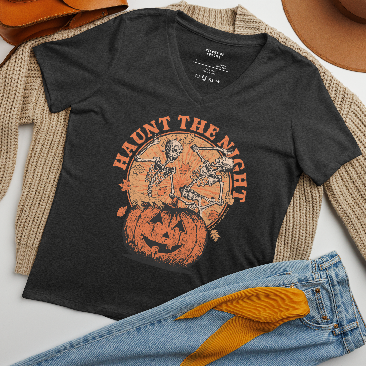 Haunt The Night V-Neck Tee