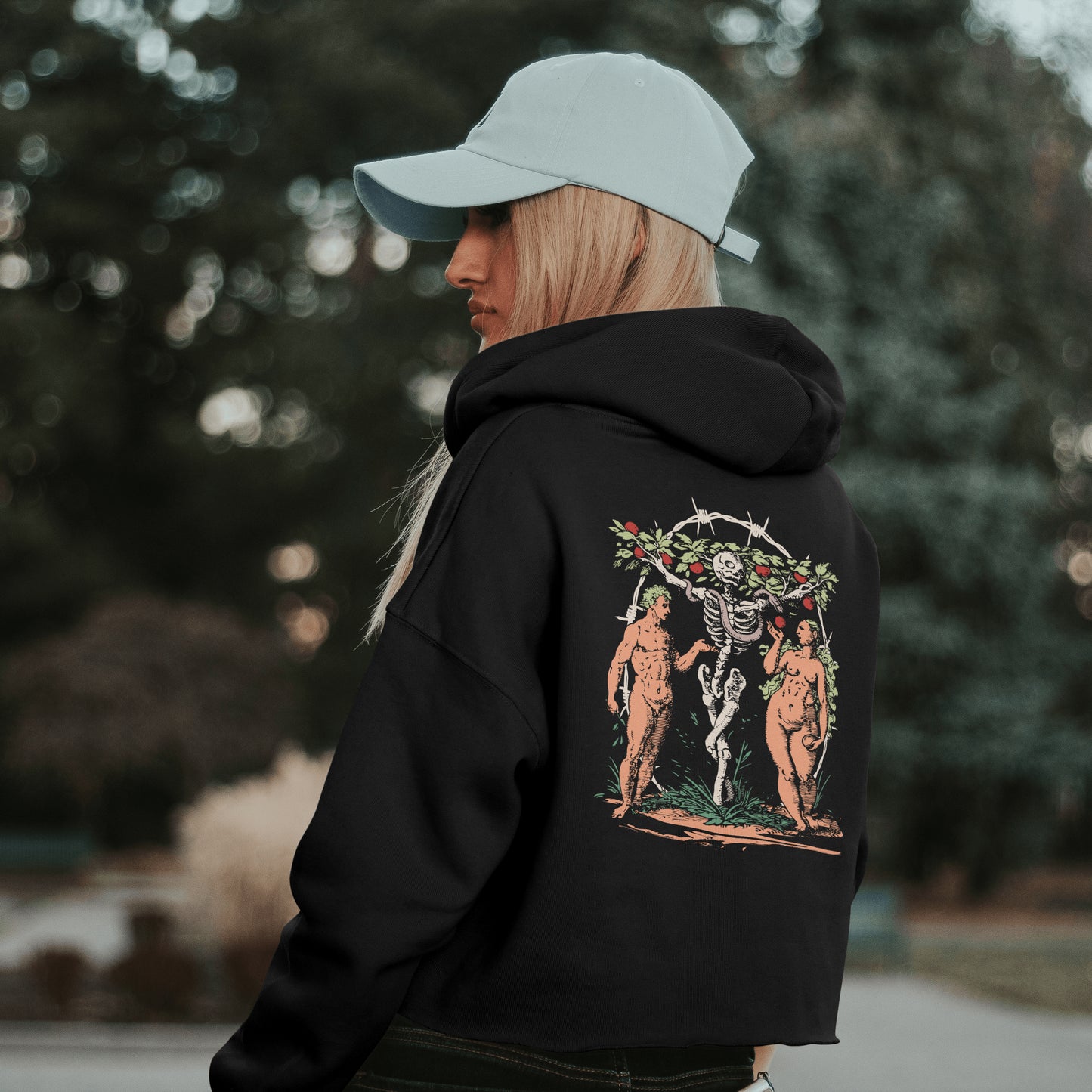 Original Sin Cropped Hoodie