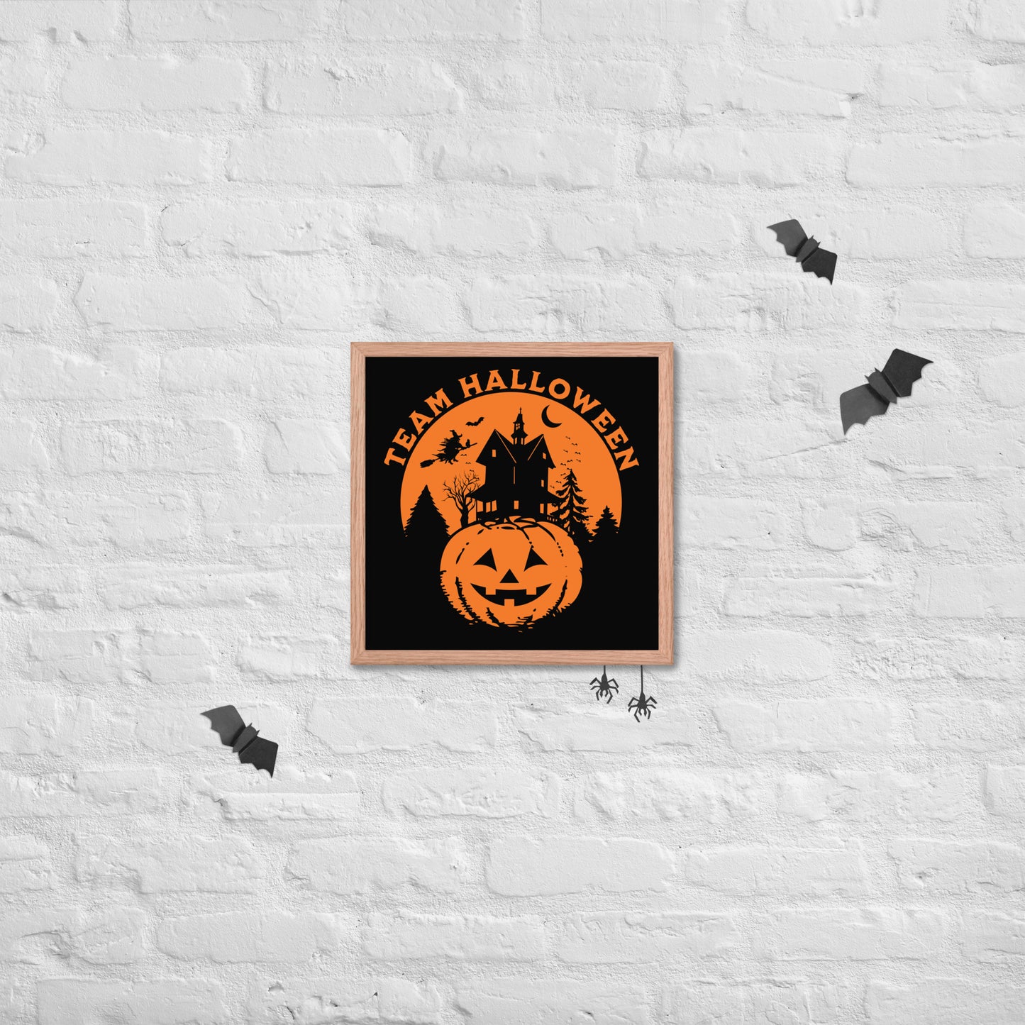 Team Halloween Framed Poster