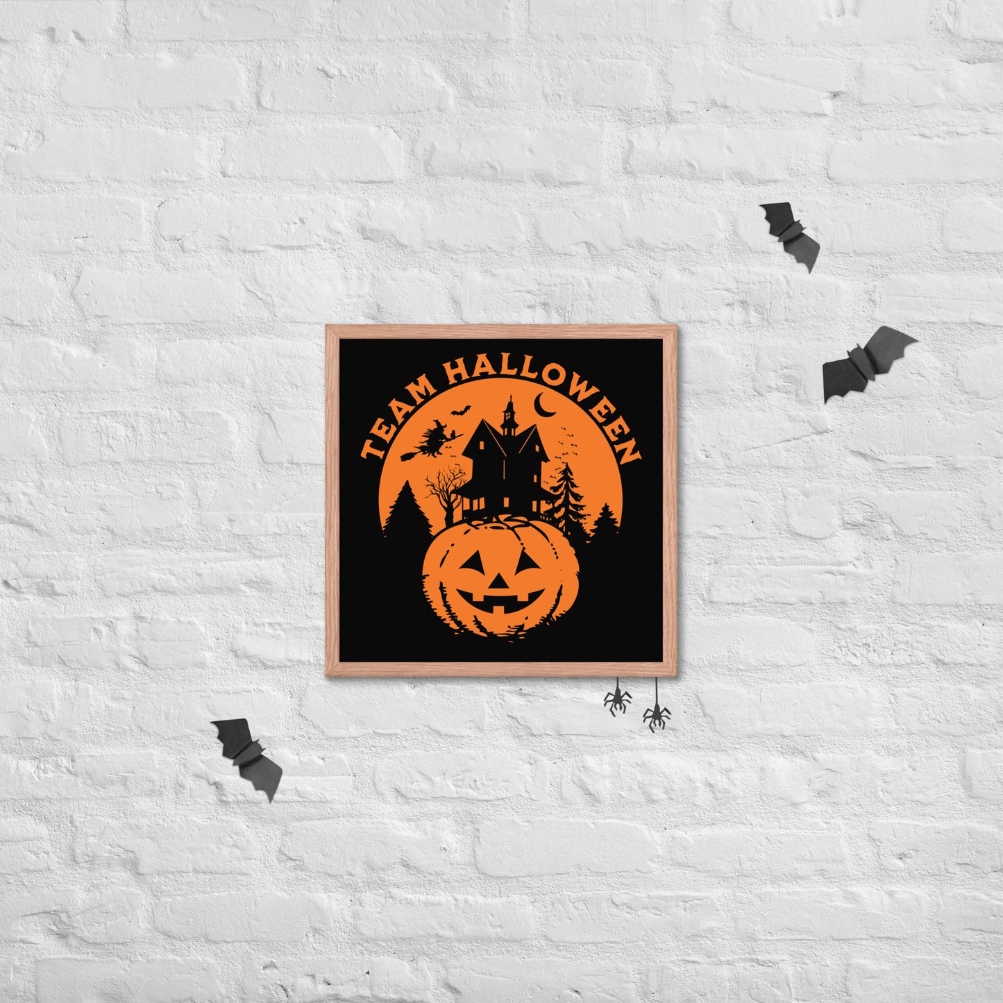 Team Halloween Framed Poster