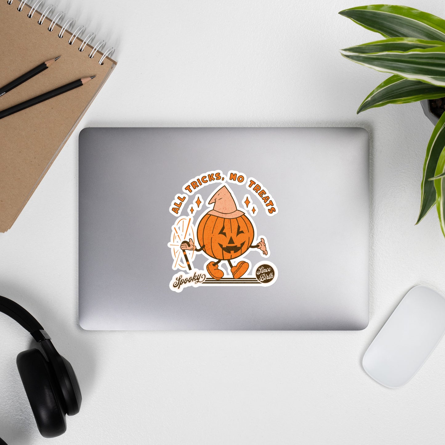 Tricks & Treats Bubble-Free Sticker