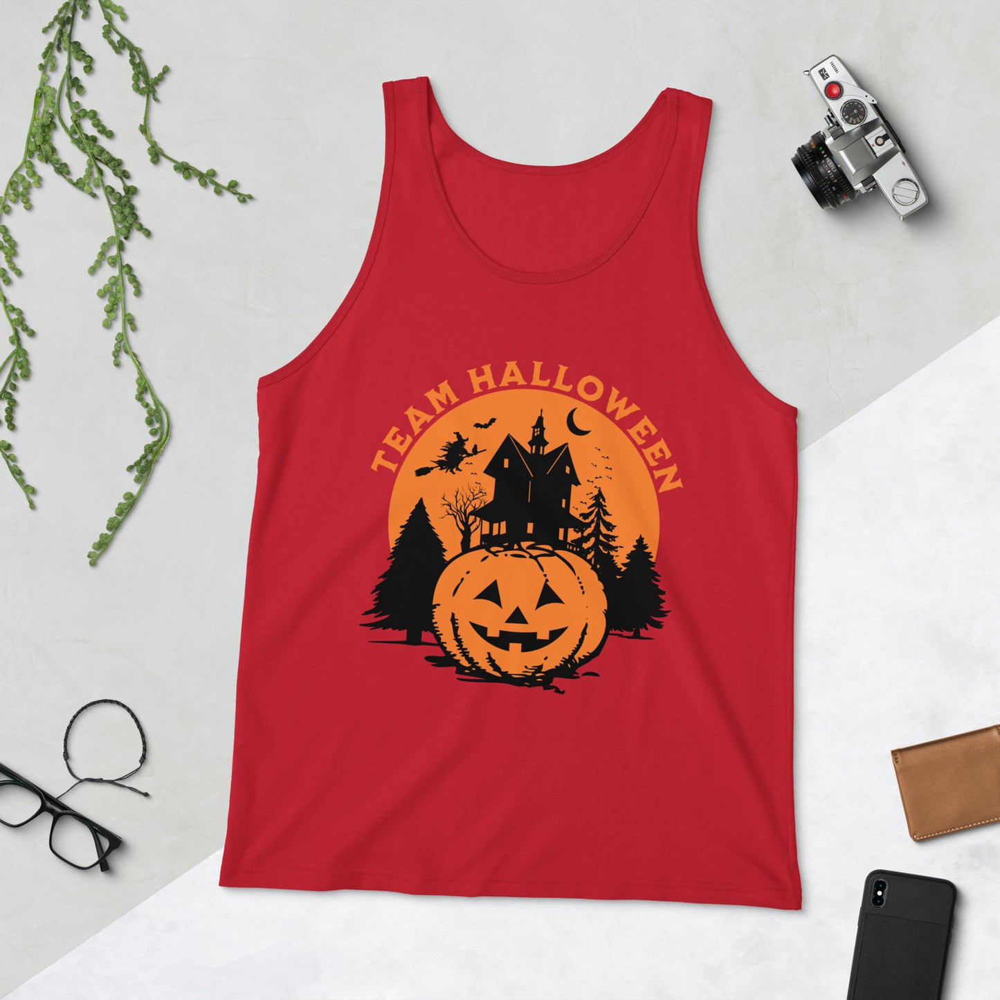 Team Halloween Tank Top