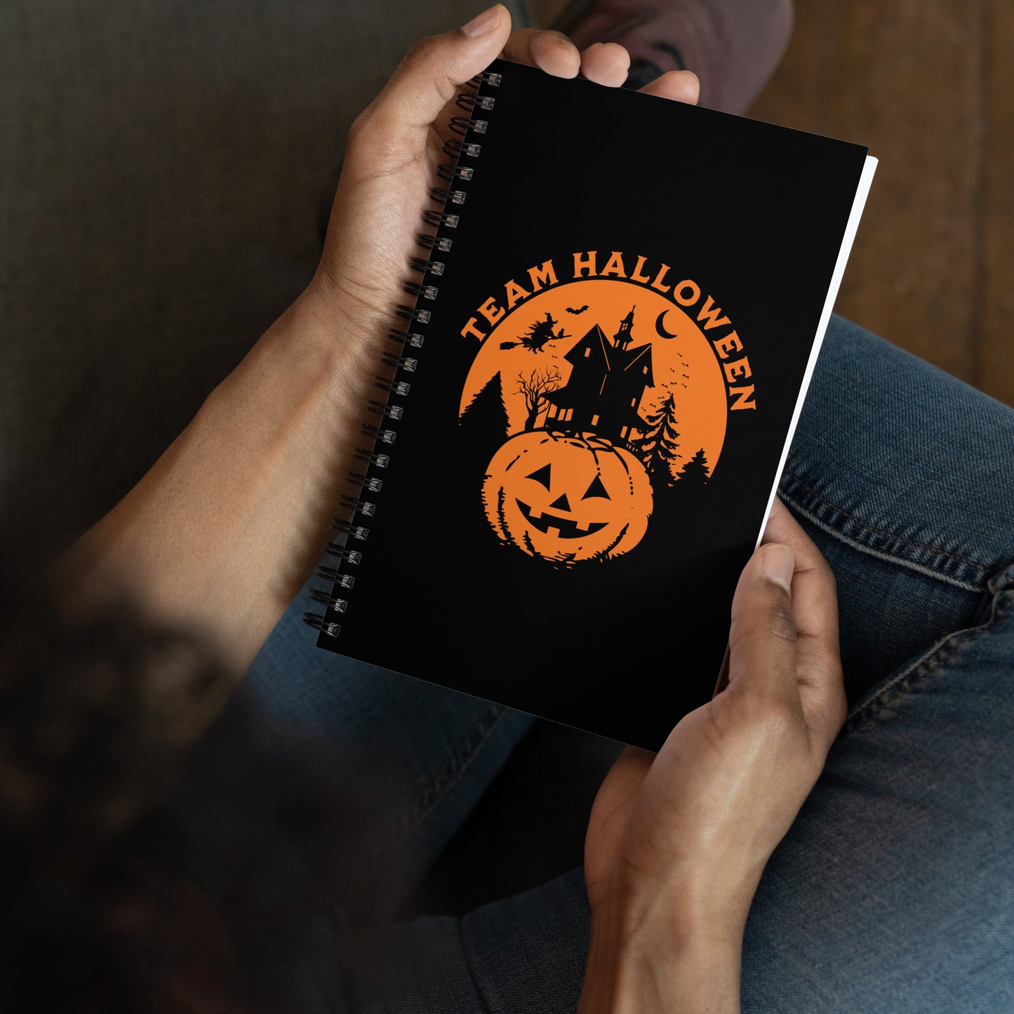 Team Halloween Spiral Notebook