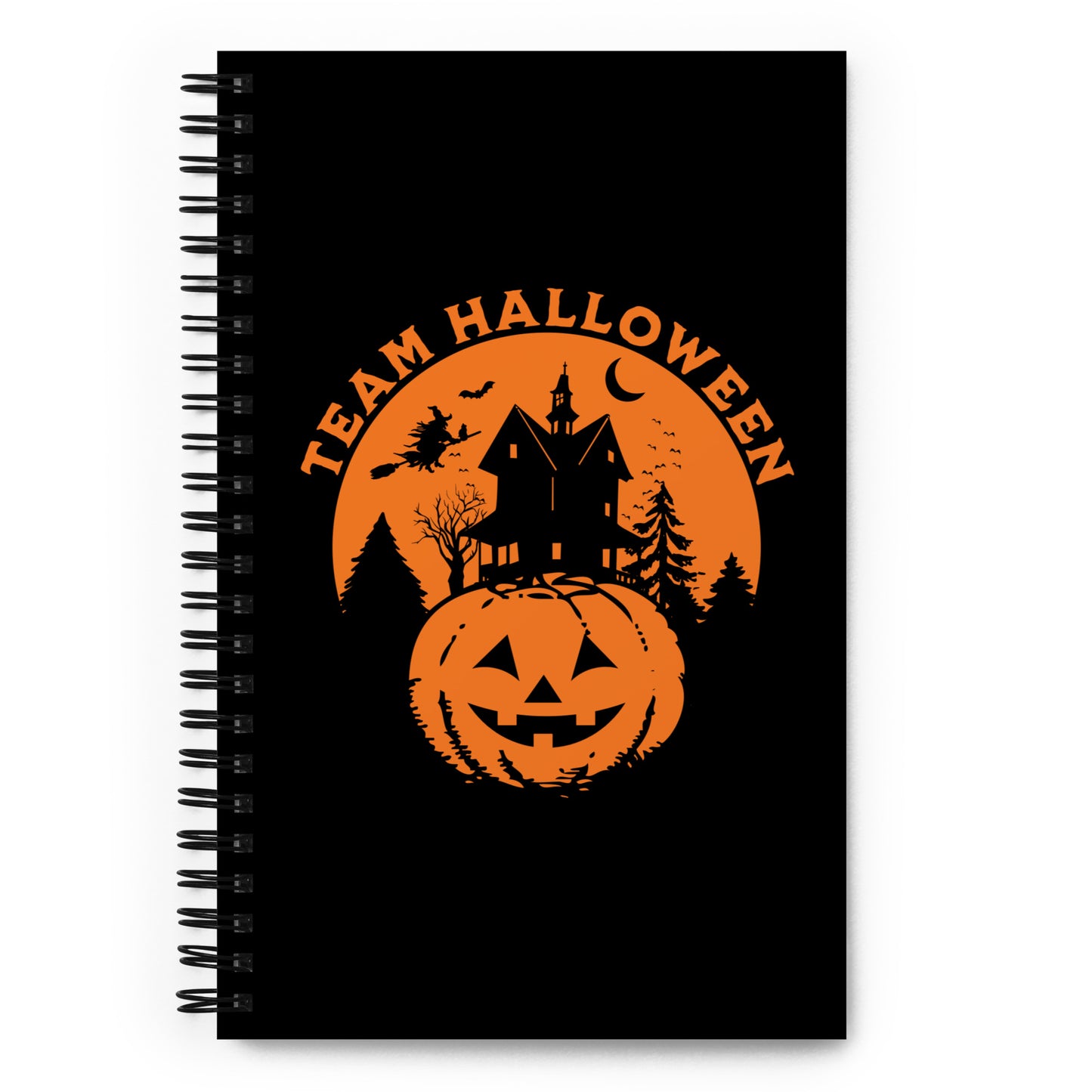 Team Halloween Spiral Notebook