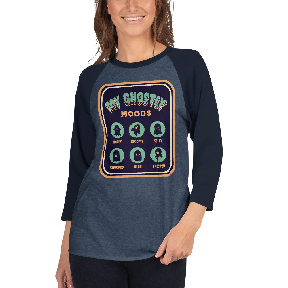 Ghostly Moods Baseball Tee