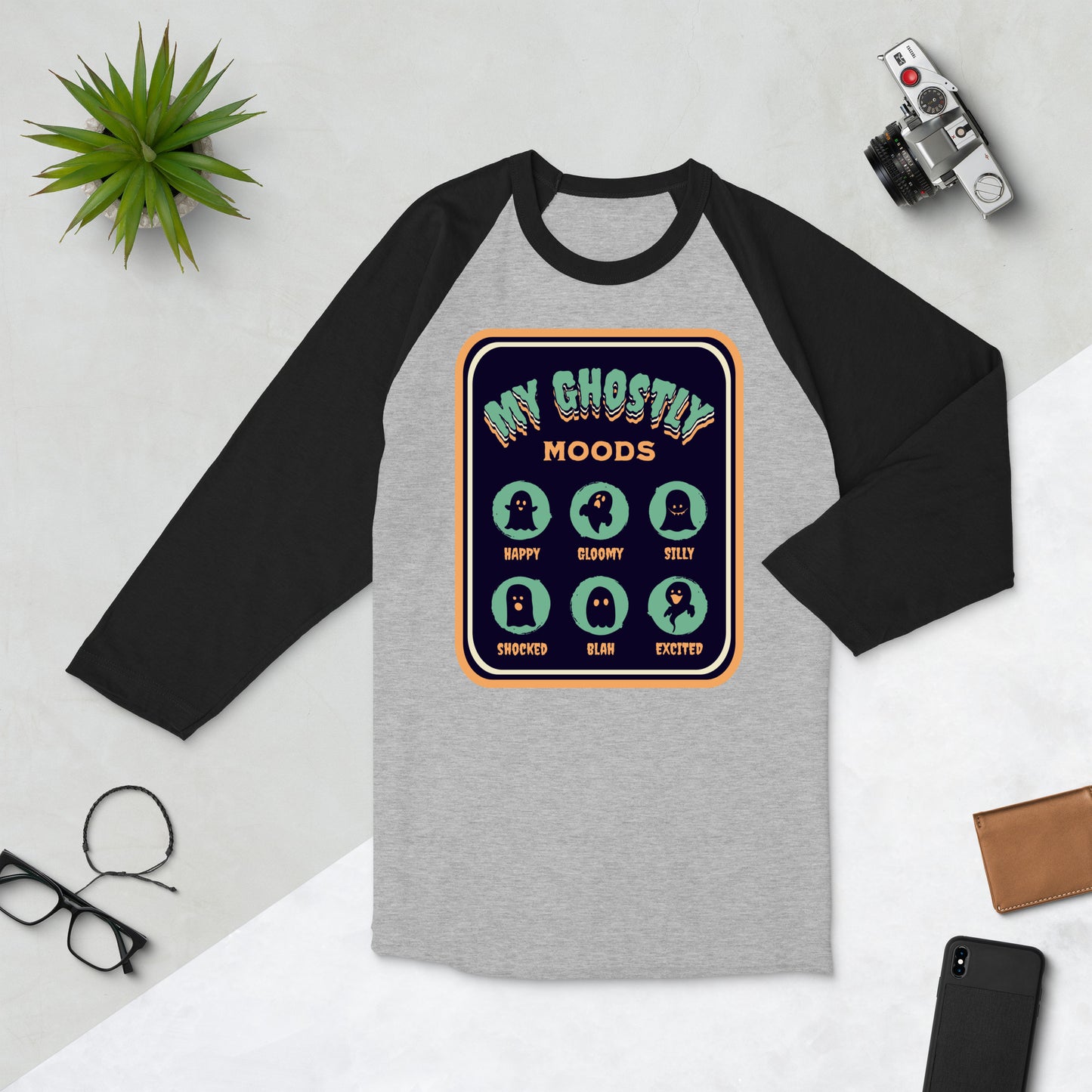 Ghostly Moods Baseball Tee