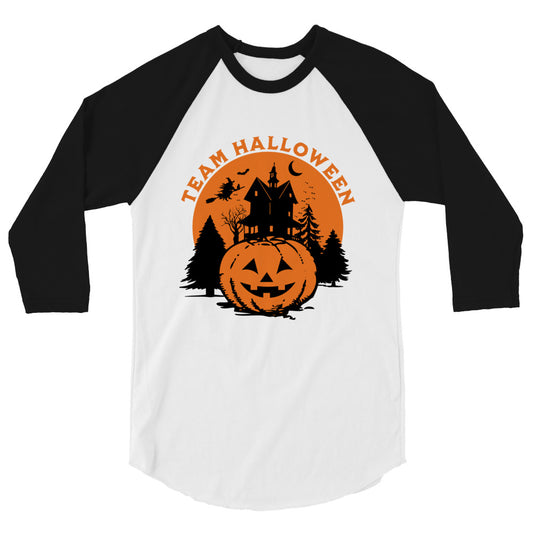 Team Halloween Baseball Tee